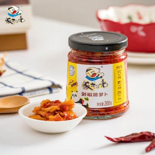 饭扫光剁椒萝卜200g