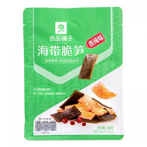 良品铺子海带脆笋-香辣味160g